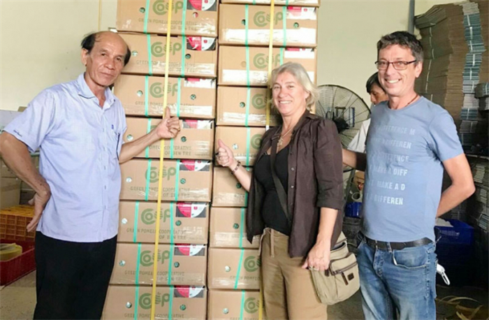 Độc đáo hợp tác xã trực tiếp xuất khẩu bưởi